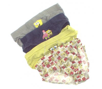 Chlapecké prádlo - set 4ks Sponge Bob