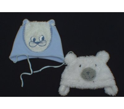 Dětské čepice set dvou kusů Puppy