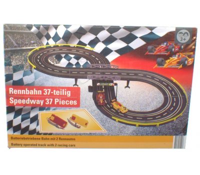 Autodráha+autíčko set 2Ks Rennbahn