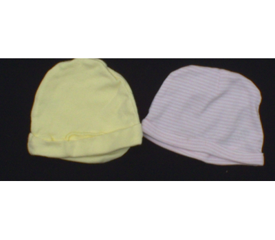 Dětská čepice, klobouček Baby set 2 kusu