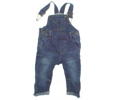 Dětské kalhoty s laclem jeansové Next